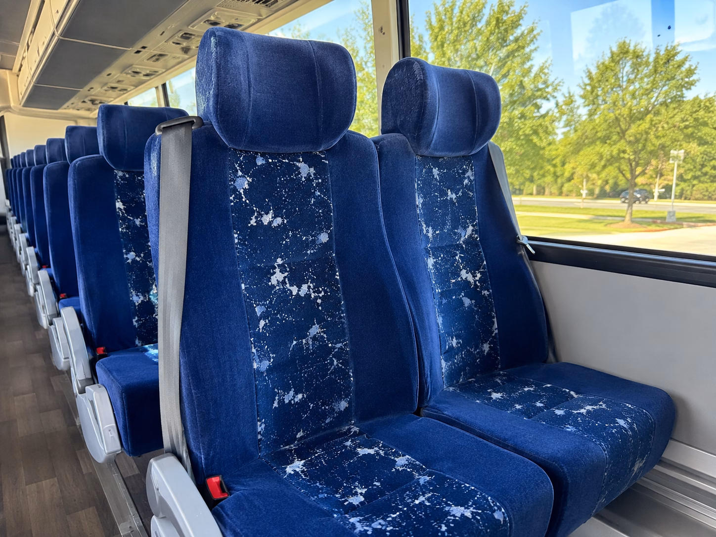 corona sleek charter bus rentals for corona corporate retreats