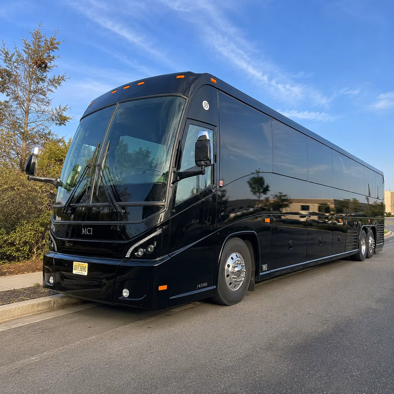 fontana sleek charter bus rentals for fontana corporate retreats