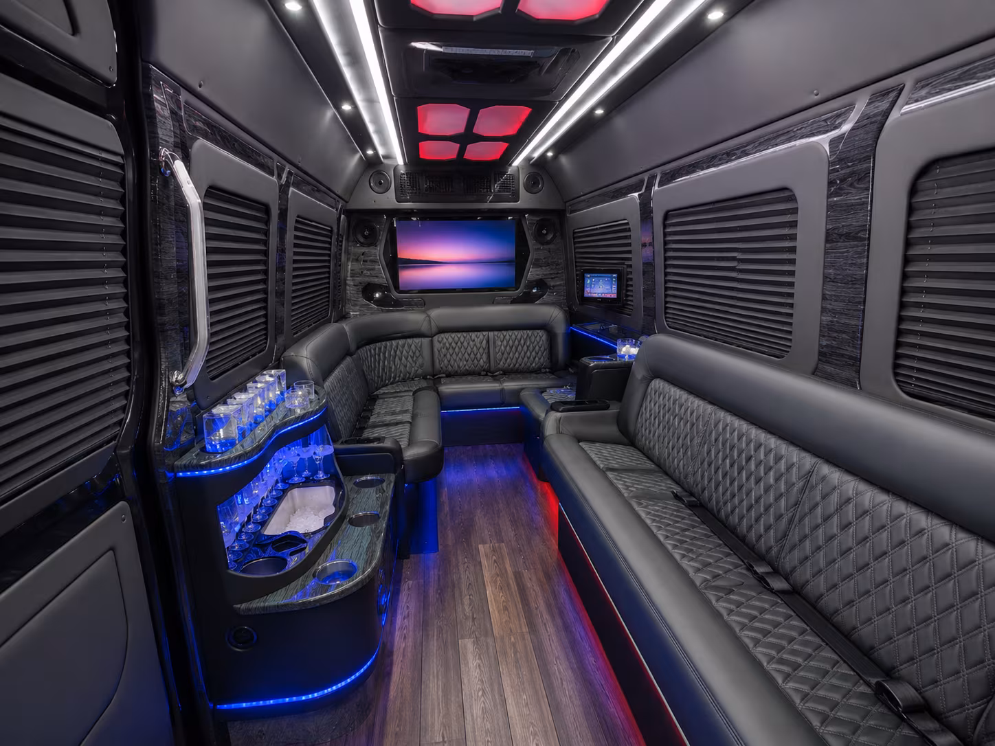 moreno valley 50 passenger party bus inside